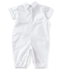 Edgehill Collection Baby Boy Pin Tucked Christening Coverall