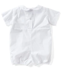 Edgehill Collection Baby Boys Christening Shortall & Matching Hat Set