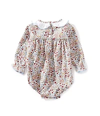 Edgehill Collection Baby Girls Floral Ruffle Bubble Set