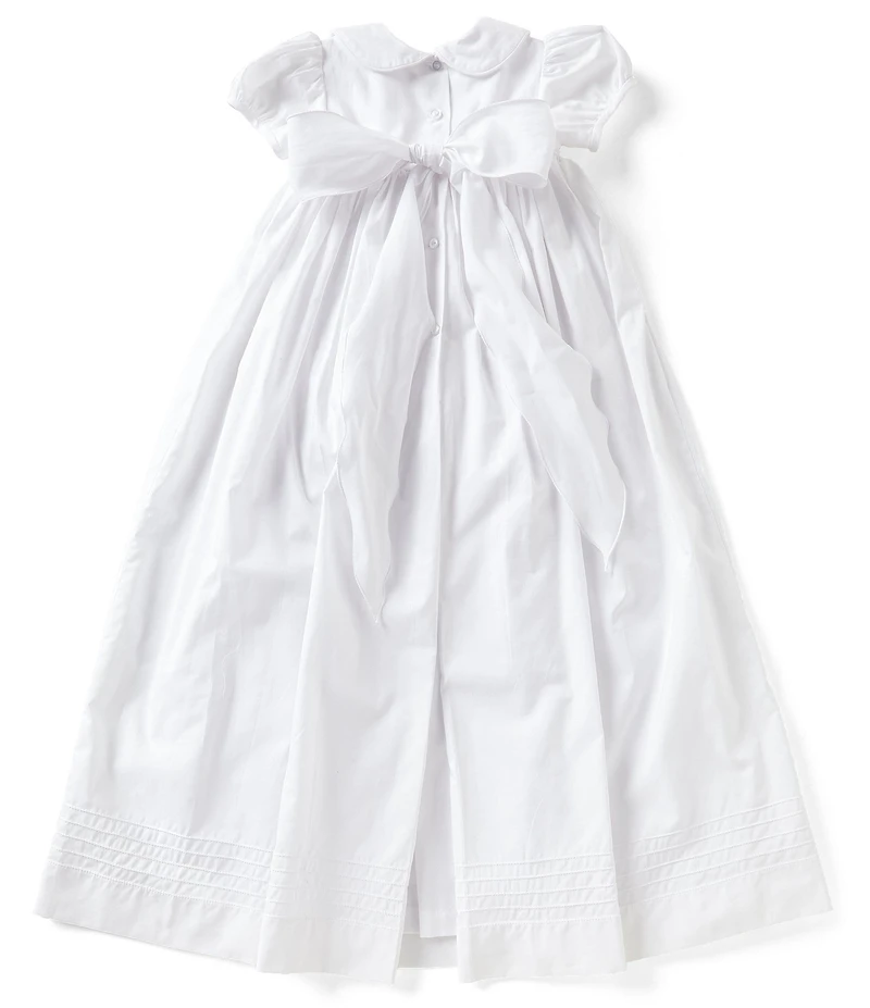 Edgehill Collection Baby Girls Peter Pan Collar Christening Gown & Matching Bonnet