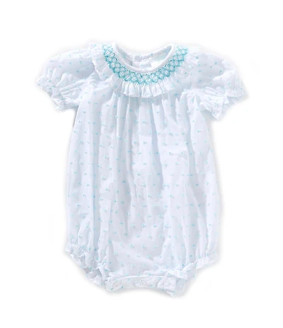 Edgehill Collection Baby Girls Plumetti Romper