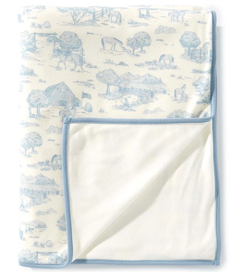 Edgehill Collection Baby Toile Swaddle Blanket