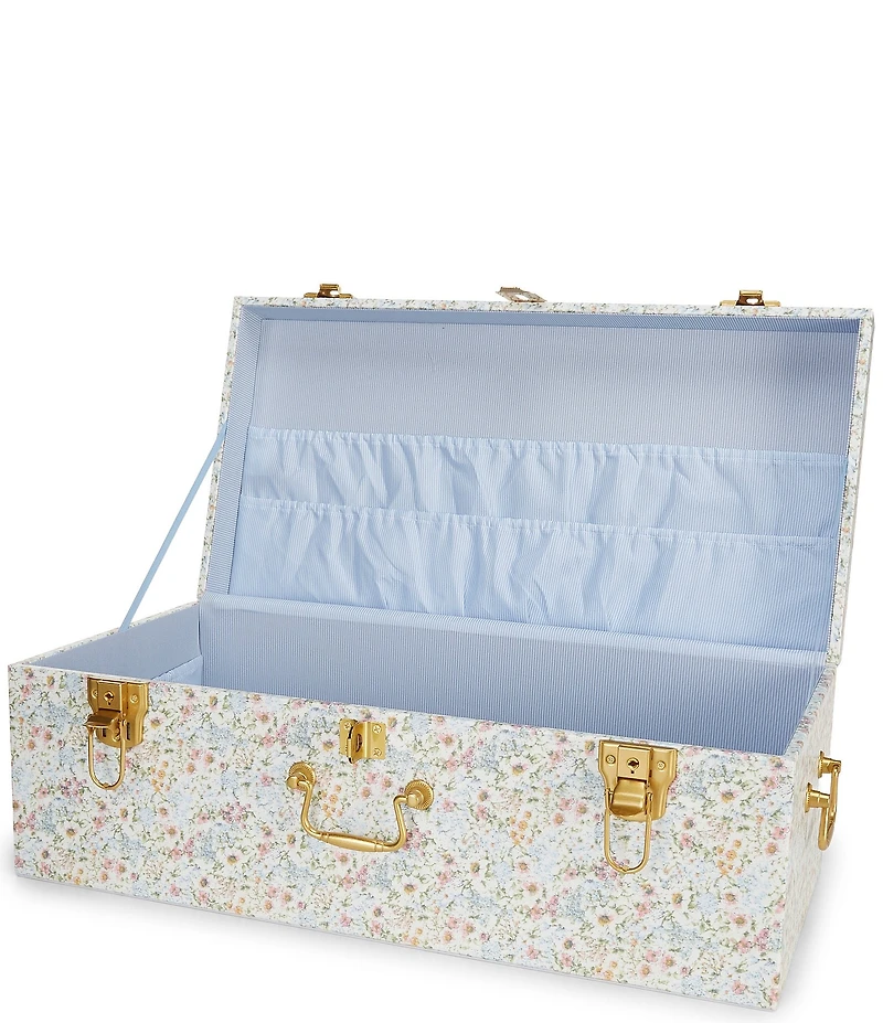 Edgehill Collection Medium Floral Keepsake Trunk