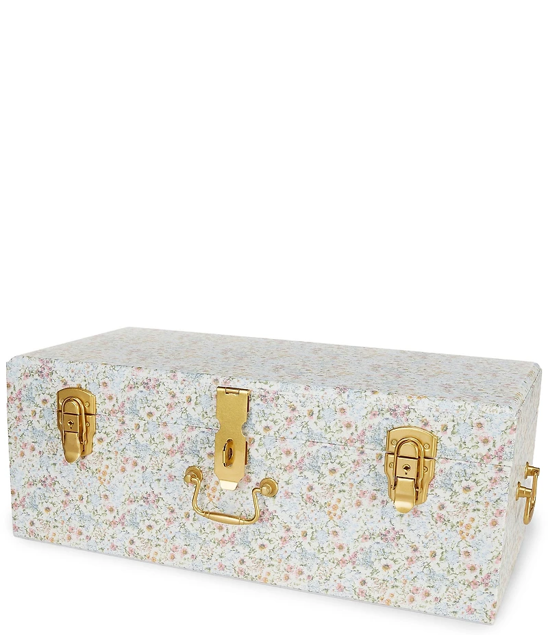 Edgehill Collection Medium Floral Keepsake Trunk