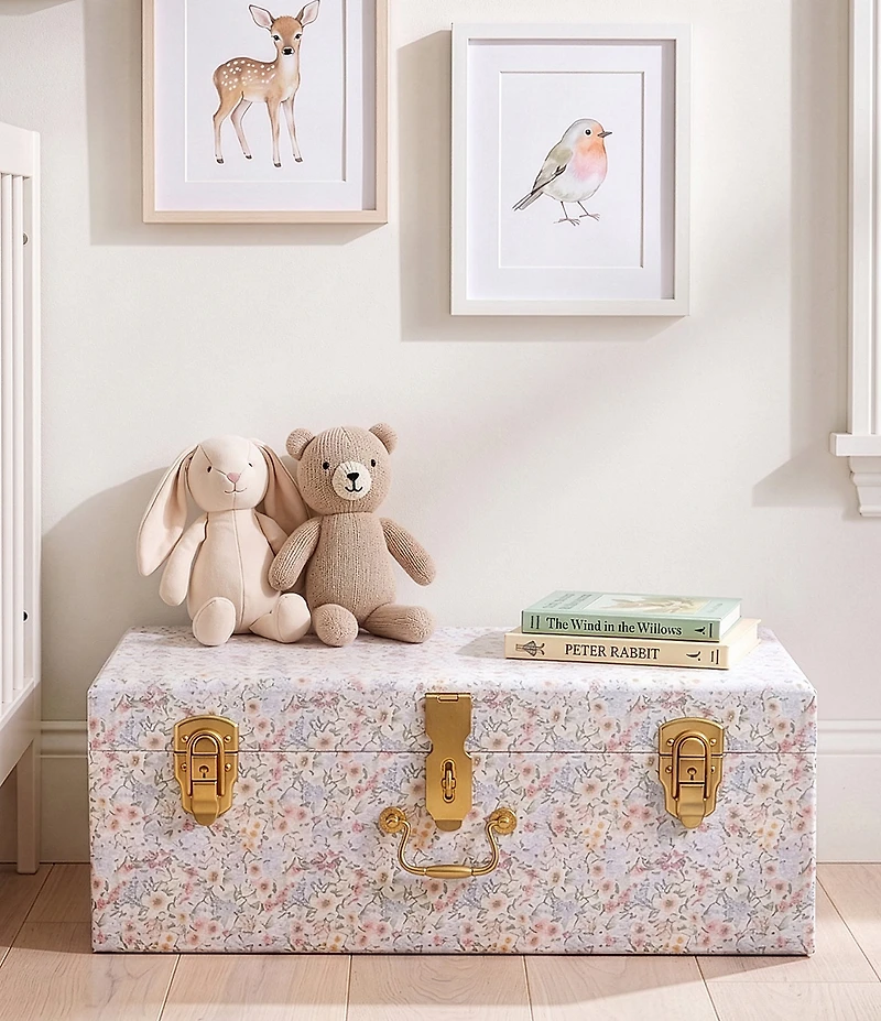 Edgehill Collection Medium Floral Keepsake Trunk