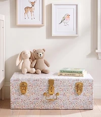 Edgehill Collection Medium Floral Keepsake Trunk