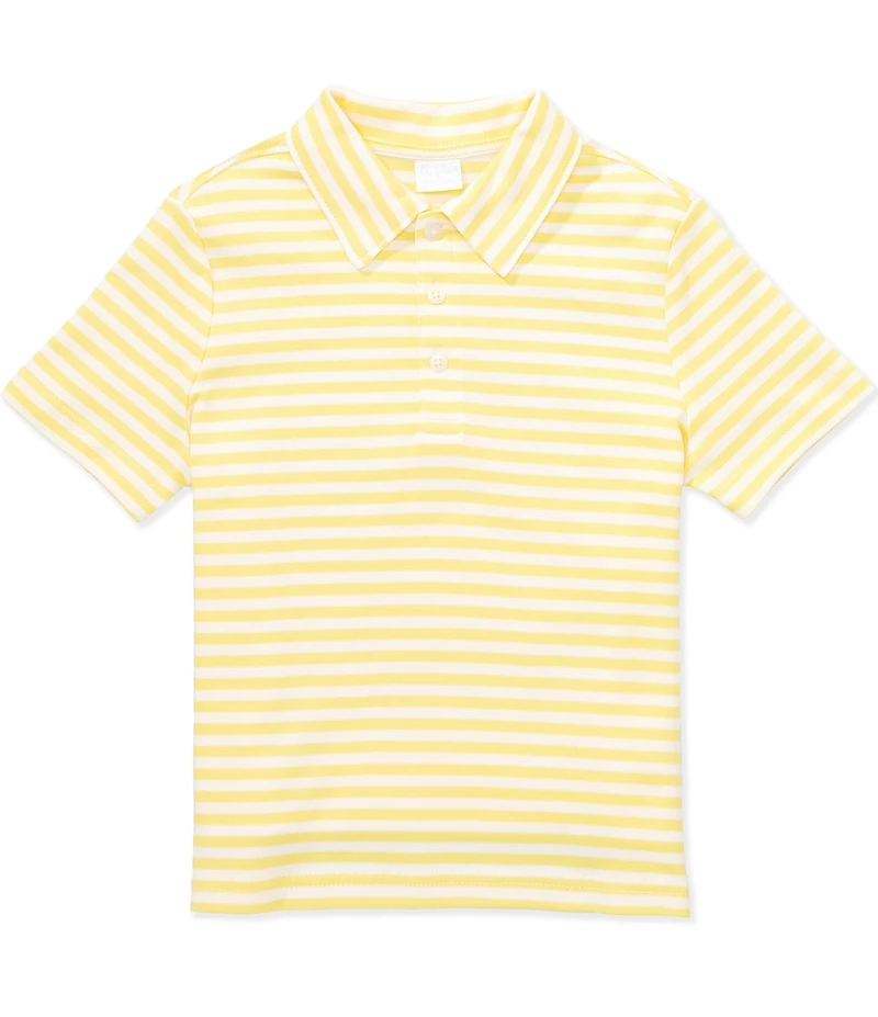 Edgehill Collection Little Boys Knit Stripe Polo Shirt