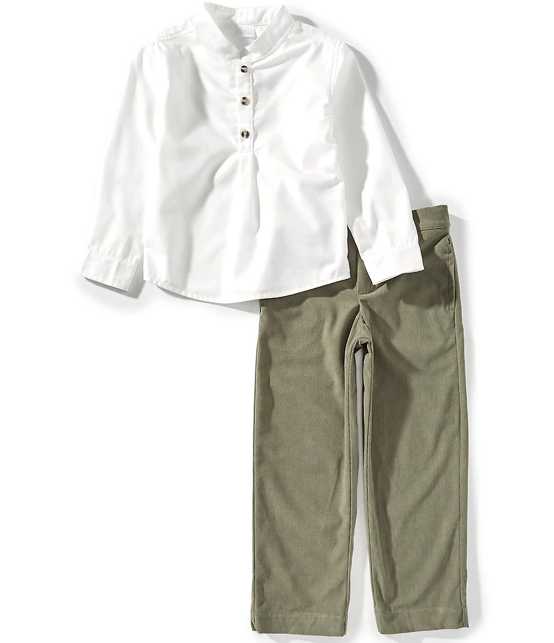 Edgehill Collection Little/Big Boys Woven Pants Set