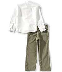 Edgehill Collection Little/Big Boys Woven Pants Set