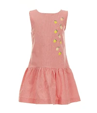 Edgehill Collection Little Girls Lemon Drop Waist Dress