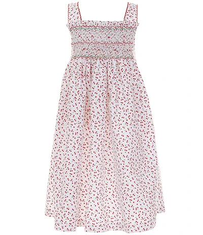 Edgehill Collection Little Girls Smocked Cherry Dress