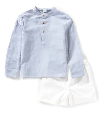Edgehill Collection x Kristin Ellen Hockman Little Boys Anders Shorts Set