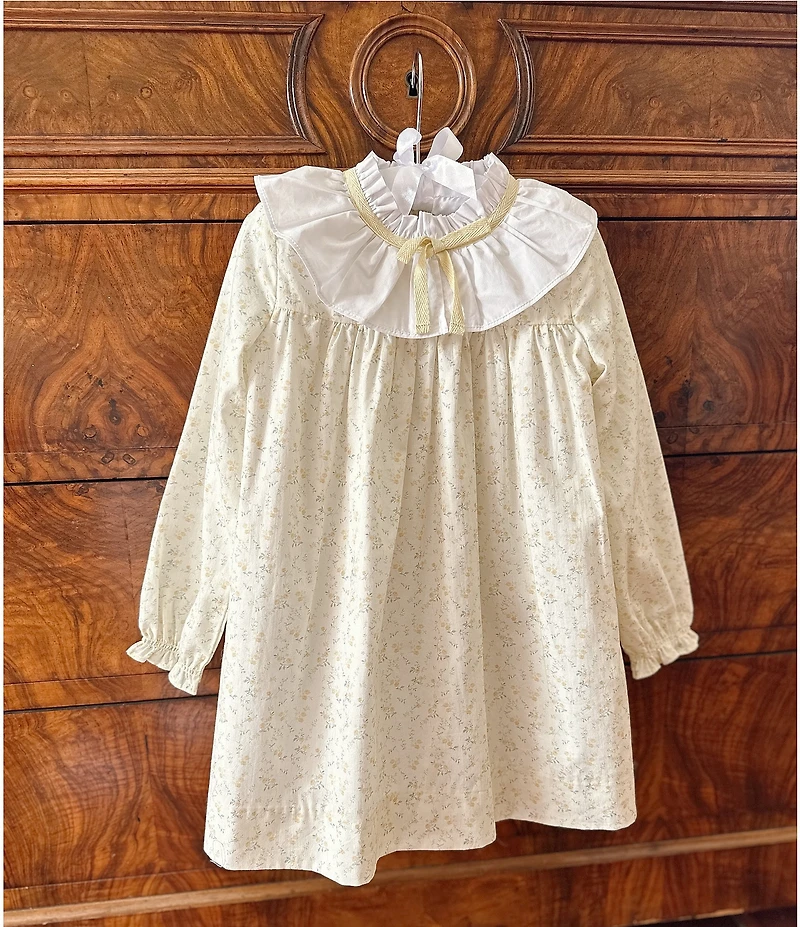 Edgehill Collection x Kristin Ellen Hockman Little Girls Alma Long Sleeve Dress