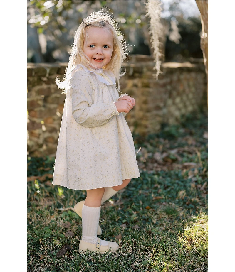 Edgehill Collection x Kristin Ellen Hockman Little Girls Alma Long Sleeve Dress