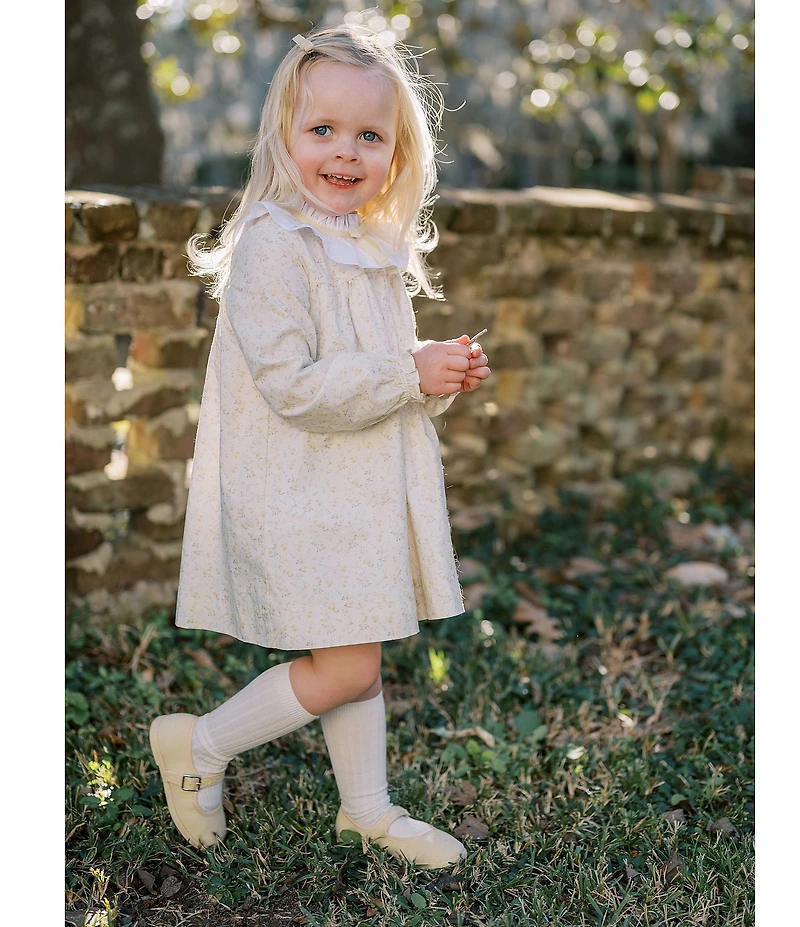 Edgehill Collection x Kristin Ellen Hockman Little Girls Alma Long Sleeve Dress