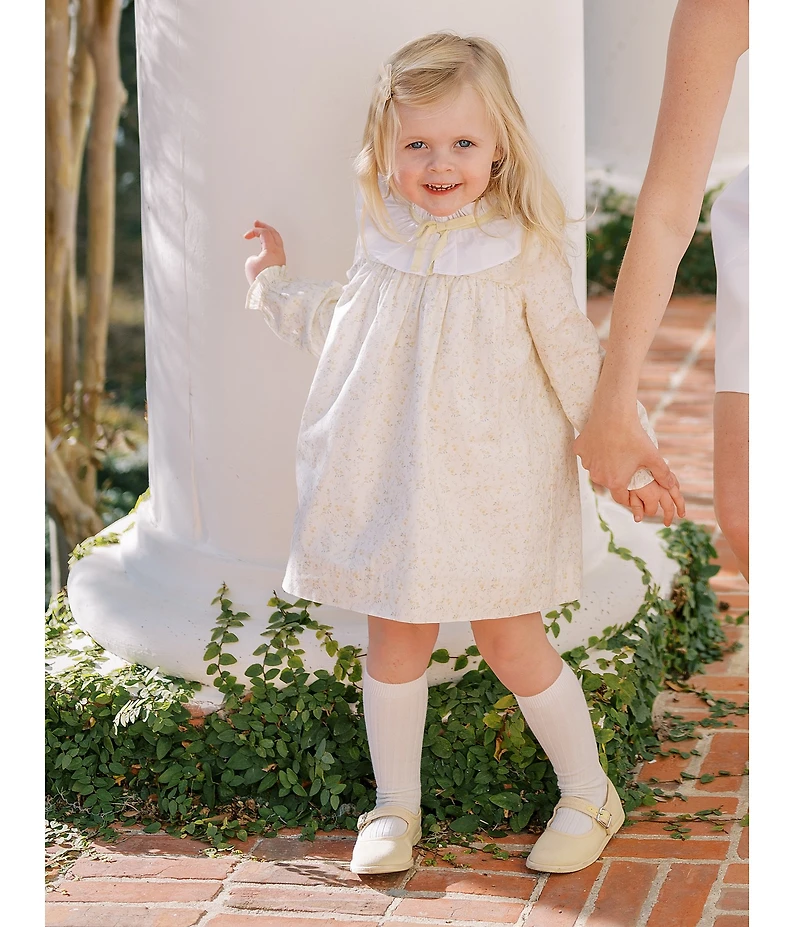 Edgehill Collection x Kristin Ellen Hockman Little Girls Alma Long Sleeve Dress