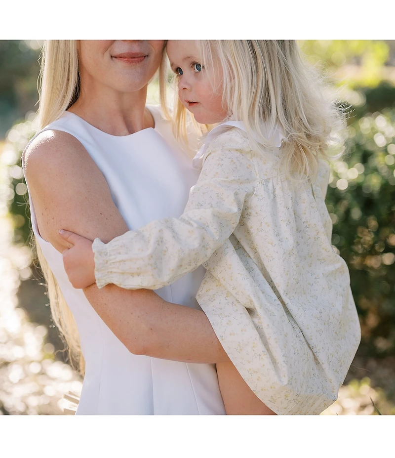 Edgehill Collection x Kristin Ellen Hockman Little Girls Alma Long Sleeve Dress