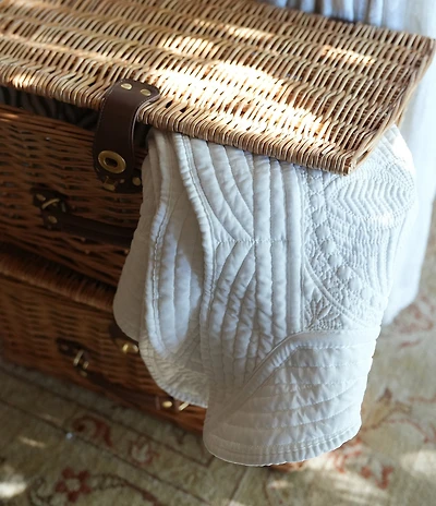 Edgehill Collection x Megan Karp Matelasse Scalloped Quilt