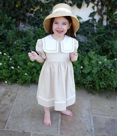 Edgehill Collection x Megan Karp Girls James Linen Sailor Dress