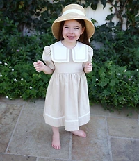 Edgehill Collection x Megan Karp Girls James Linen Sailor Dress