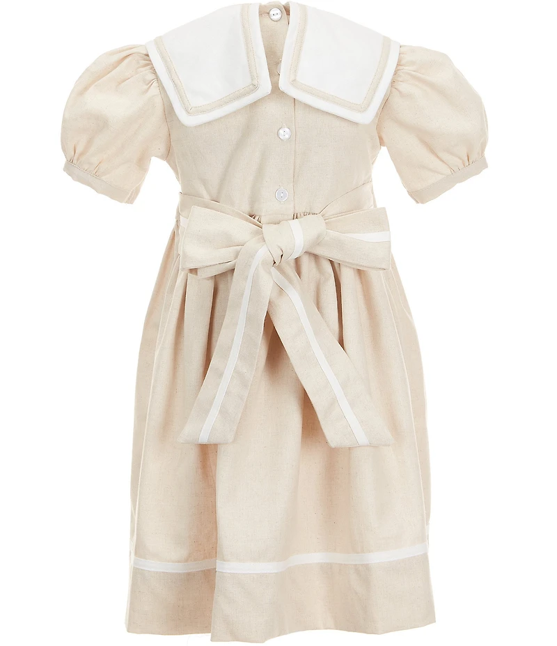 Edgehill Collection x Megan Karp Girls James Linen Sailor Dress