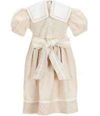 Edgehill Collection x Megan Karp Girls James Linen Sailor Dress