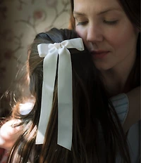 Edgehill Collection x Megan Karp Girls Tiny Satin Hair Bows 2-Pack