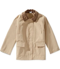 Edgehill Collection x Megan Karp Kids Wren Point Collar Pocket Detail Barn Jacket