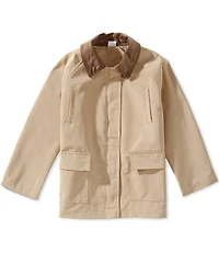 Edgehill Collection x Megan Karp Kids Wren Point Collar Pocket Detail Barn Jacket