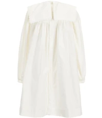 Edgehill Collection x Megan Karp Girls Quinn Embroidered Detail Sailor Long Sleeve Dress