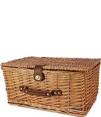 Edgehill Collection x Megan Karp Wicker Stripe Lined Keepsake Trunk