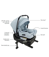 Edgehill Collection X Nuna Pipa Aire Infant Car Seat & Base