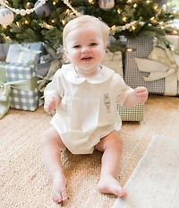 Edgehill Collection x The Broke Brooke Baby Boys George Embroidered Nutcracker Bubble