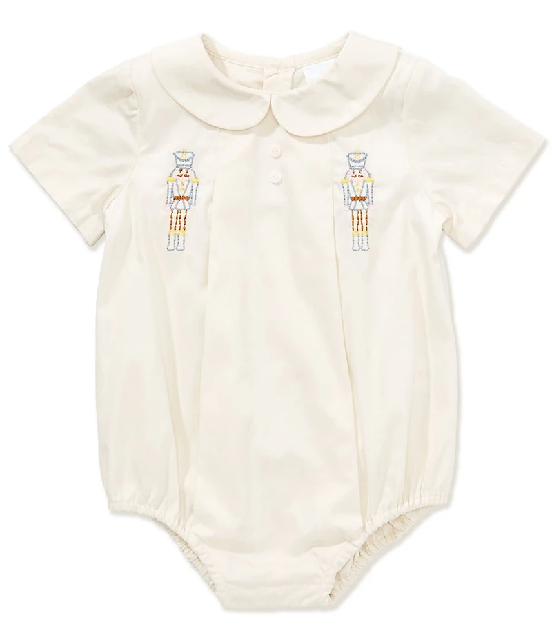 Edgehill Collection x The Broke Brooke Baby Boys George Embroidered Nutcracker Bubble
