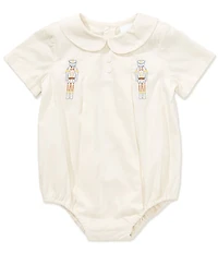 Edgehill Collection x The Broke Brooke Baby Boys George Embroidered Nutcracker Bubble