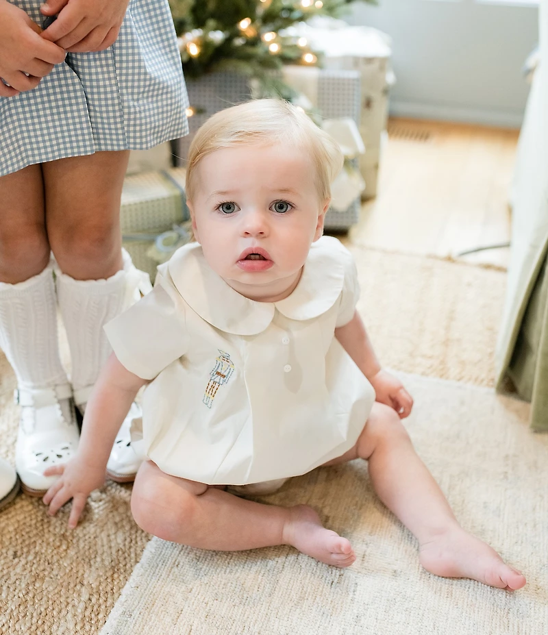 Edgehill Collection x The Broke Brooke Baby Boys George Embroidered Nutcracker Bubble