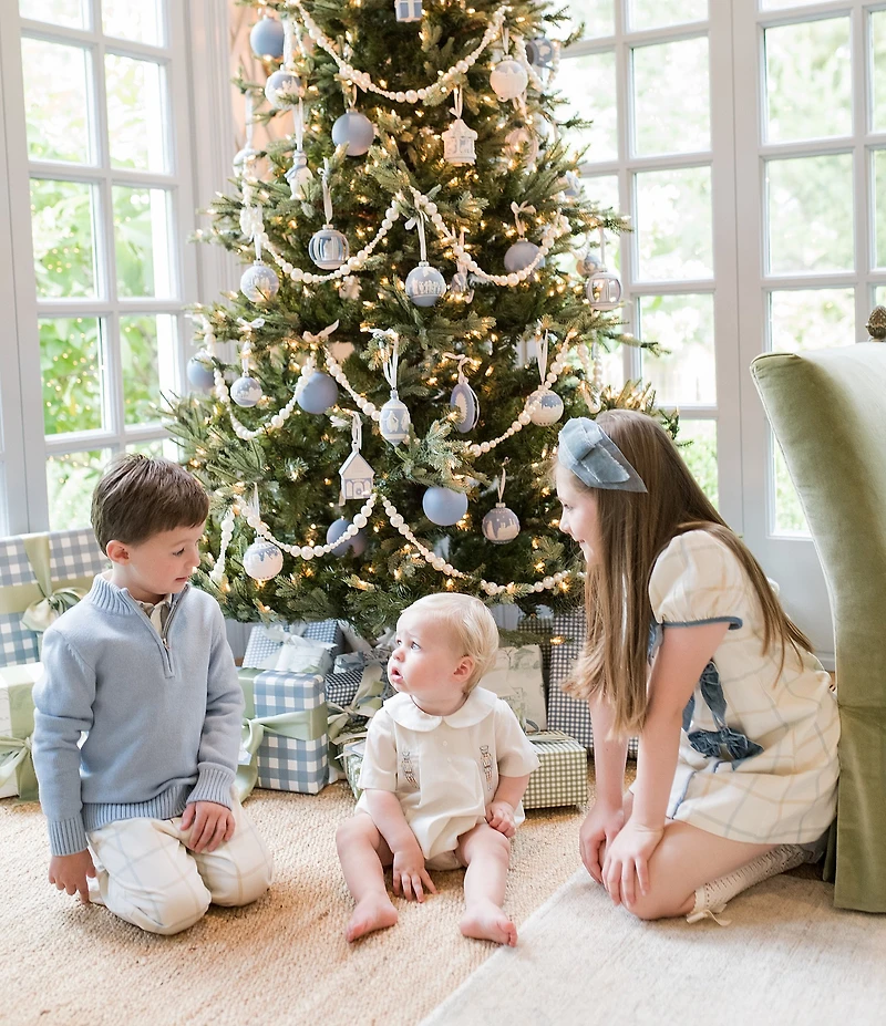 Edgehill Collection x The Broke Brooke Baby Boys George Embroidered Nutcracker Bubble