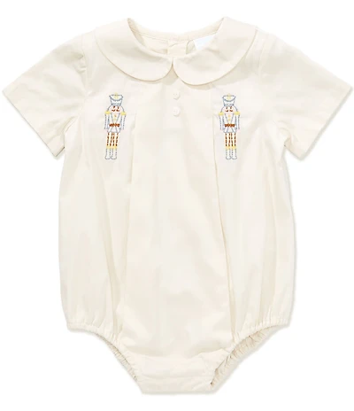 Edgehill Collection x The Broke Brooke Baby Boys George Embroidered Nutcracker Bubble