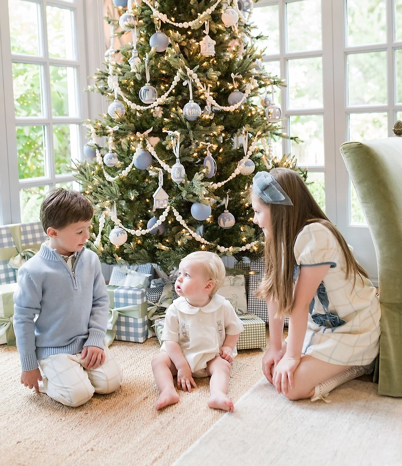 Edgehill Collection x The Broke Brooke Baby Boys George Embroidered Nutcracker Bubble