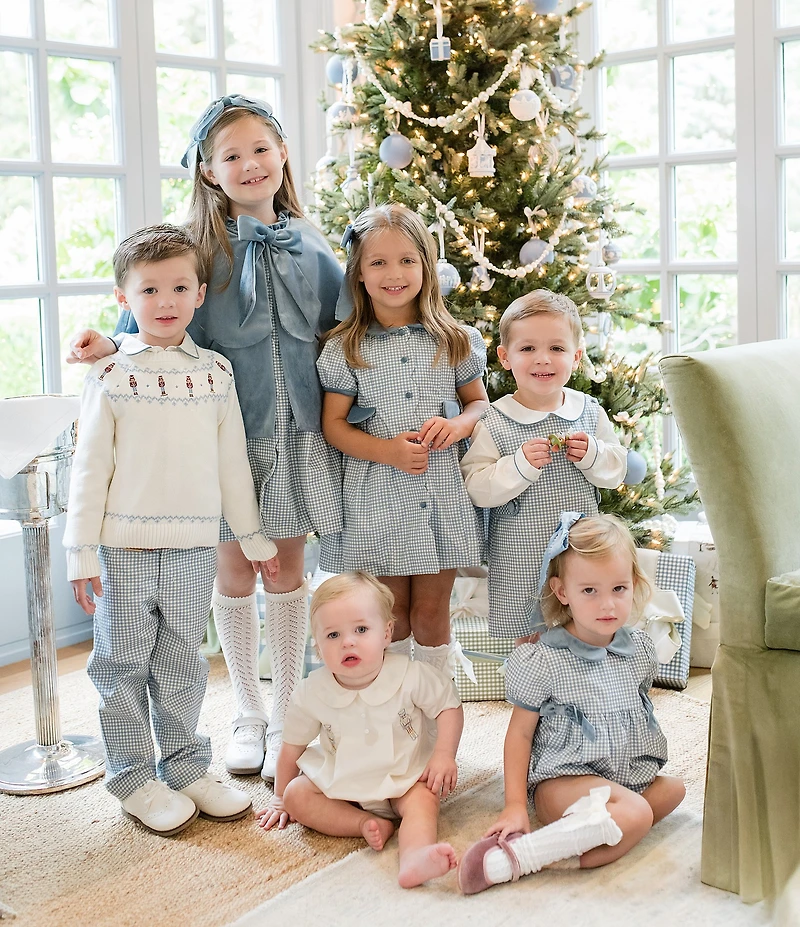 Edgehill Collection x The Broke Brooke Baby Boys George Embroidered Nutcracker Bubble