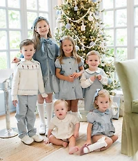 Edgehill Collection x The Broke Brooke Baby Boys George Embroidered Nutcracker Bubble