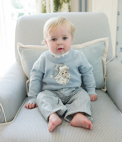 Edgehill Collection x The Broke Brooke Baby Boys Jack Vintage Santa Sweater