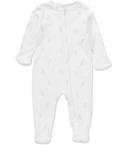 Edgehill Collection X The Broke Brooke Baby Boys James Vintage Santa Footed Coverall