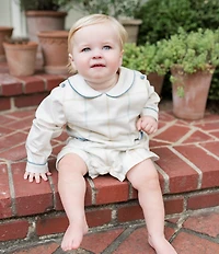 Edgehill Collection x The Broke Brooke Baby Boys Jensen Plaid Jon Jon