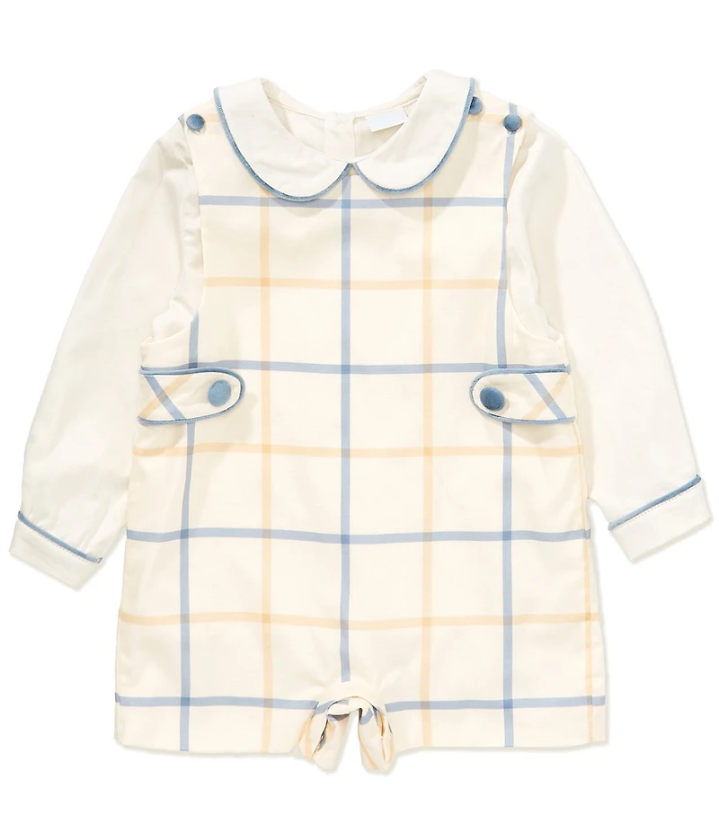 Edgehill Collection x The Broke Brooke Baby Boys Jensen Plaid Jon Jon