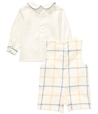 Edgehill Collection x The Broke Brooke Baby Boys Jensen Plaid Jon Jon