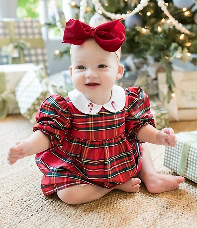 Edgehill Collection x The Broke Brooke Baby Girls Cece Tartan Dress