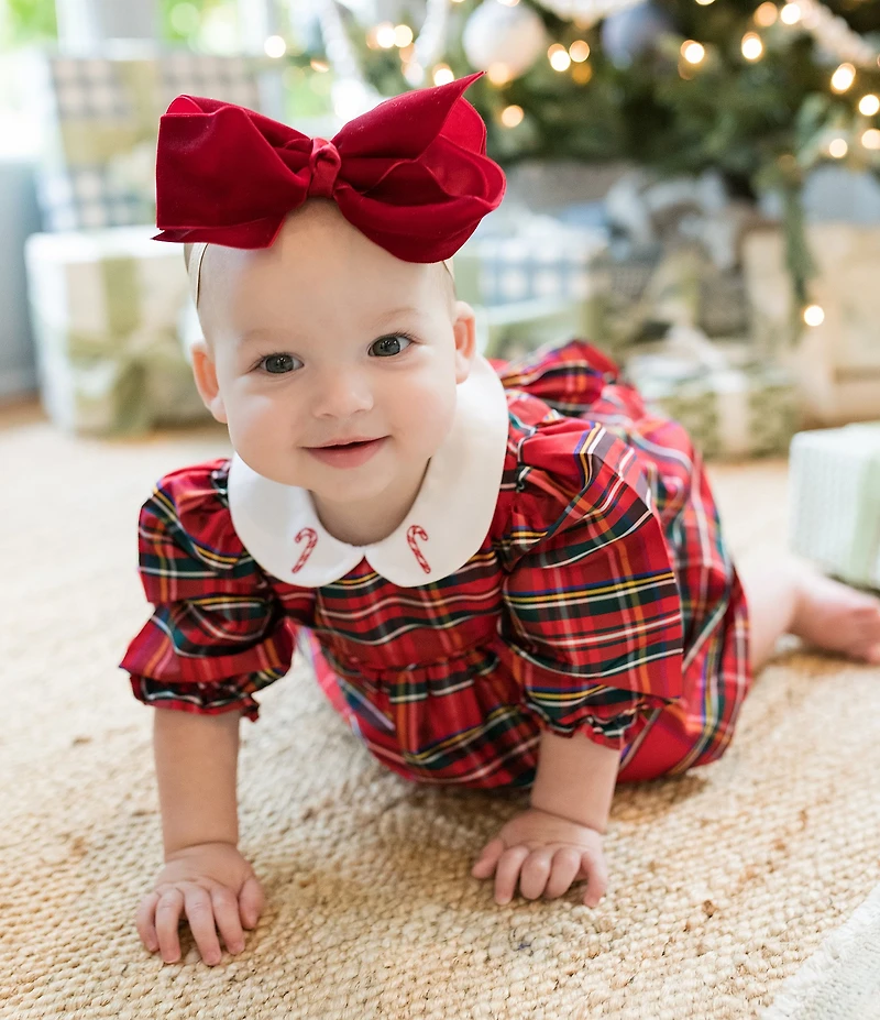 Edgehill Collection x The Broke Brooke Baby Girls Cece Tartan Dress