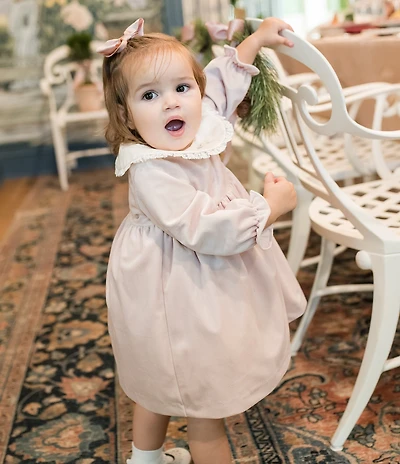 Edgehill Collection x The Broke Brooke Baby Girls Emma Velvet Nutcracker Dress