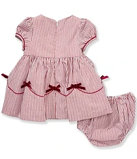 Edgehill Collection x The Broke Brooke Baby Girls Samantha Candy Stripe Party Dress